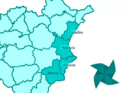 Mapa de acción de Ecomol